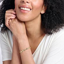 Bellezza Bronze Puffy Status Link Bracelet