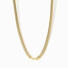 Bellezza Bronze Snake Chain Necklace