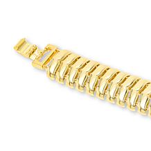 Bellezza Bronze Whale's Tail Linked Bracelet