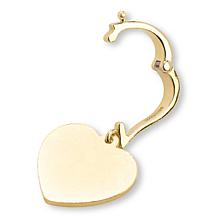 Bellezza Goldtone Bronze Inspirational Enhancer Pendant