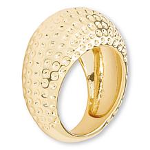 Bellezza Hammered Textured Domed Ring
