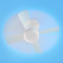 Bell+Howell 5-Speed Socket Ceiling Fan and Light