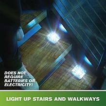 Bell+Howell 8-pack Deluxe Square Solar Disk Lights