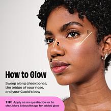 Benefit Cosmetics Glow-La-La Powder Highlight and Brush Set