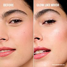 Benefit Cosmetics Glow-La-La Powder Highlight and Brush Set