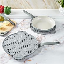 BergHOFF 11" Silicone Splatter Screen with Dual Handles