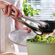 BergHOFF 12" Stainless Steel Serving Tongs with Silicone Tips