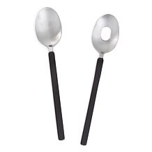 BergHOFF 2-piece Salad Serving Utensil Set, Smokey Black