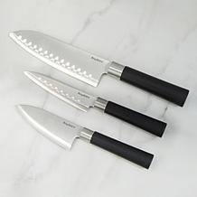 Berghoff DiNA Codon 3pc Stainless Steel Santoku Set