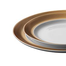 BergHOFF Gem Dinnerware 6-piece Place Setting - White & Gold