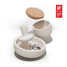 BergHOFF Leo 2-piece 7" Stoneware Mortar and Pestle