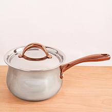 BergHOFF Ouro Gold 18/10 Stainless Steel 6.25" Covered Saucepan