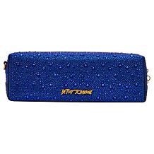 Betsey Johnson Feelin' Saucy Blue Rhinestone Crossbody Bag