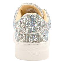 Betsey Johnson Sidny Rhinestone or Faux Pearl Platform Sneaker