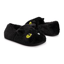 Betsey Johnson Women's Black Cat Slipper