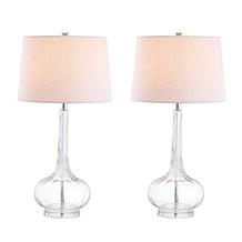 Bette 28.5" Glass Teardrop LED Table Lamp Set of 2 by JONATHAN Y
