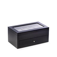 Bey-Berk Matte Black Wood 20 Watch Box