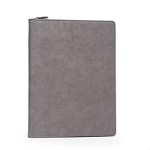 BeyBerk International Multi-Compartment Business Padfolio - Grey