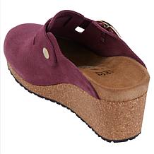 Birkenstock Fanny Suede Wedge - Berry Crush
