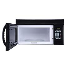 Black+Decker 1.6-Cu. Ft. Over-the-Range Microwave with Air Vent, Black