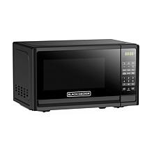 Black+Decker EM720CFOB 0.7 Cu. Ft. Digital Microwave, Black