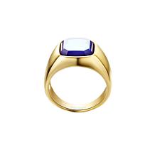 Blue Glass Ring