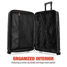 Bobcat Trencher 3 Piece Expandable Hardside Luggage Set with TSA Lock