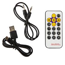 Boombox Couture Mini Bling Boombox with BT & LED Lights