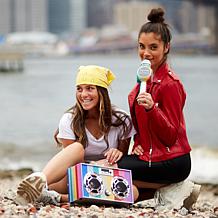 Boombox Couture Mini Bling Boombox with BT & LED Lights