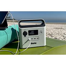 BORIO 60,000mAh Power Station with AC Outlets, USB Outlets & LED Light