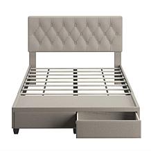 Boyd Sleep Salerno Tufted Storage Drawer Bed, Full