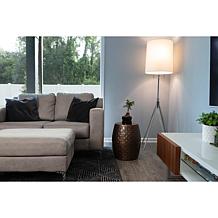 Braga Metal Stool-Table-Container in Copper Finish