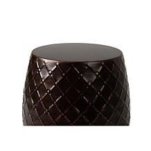 Braga Metal Stool-Table-Container in Copper Finish