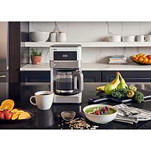 Braun BrewSense 12-Cup Drip Coffee Maker in Stainless Steel/White