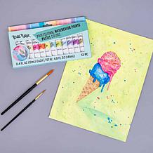 Brea Reese Professional Watercolor Paint Set - Pastels - 12-Piece