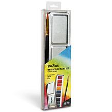 Brea Reese Vibrant Watercolor Paint Set with Brush and Tin