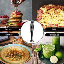 Brentwood 2-Speed Hand Blender - BLK/GRY (HB-32BK)