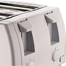 Brentwood 4-Slice Cool Touch Toaster - White
