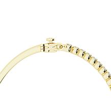 Bright Halo Lab Grown Diamonds 2.50 ctw Mixed Cut Bangle, Sterling ...