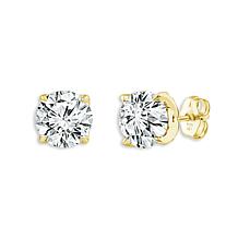 Bright Halo Lab Grown Diamonds .50ctw Stud Earrings
