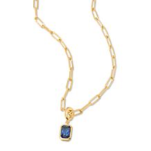 Brook & York Mackenzie 14K Gold-Plated Brass Birthstone Necklace