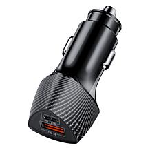 Brookstone 2-Port PD 38W Car Charger - 1 USB-A, 1 USB-C
