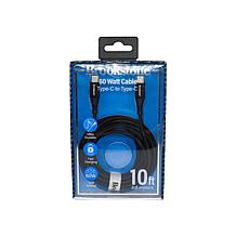 Brookstone C-to-C 60WT 10ft Braid With Alloy Tip