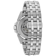 Bulova  Stainless Steel Men's Automatic Skeleton Watch