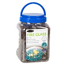 Burnt Bronze Reflective Fire Glass