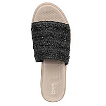 BZees® AirStep Breezy Stretch Raffia Sandal with Air Step™ Technology