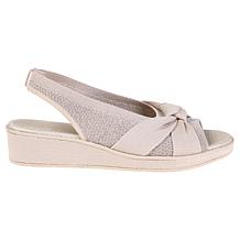 BZees Bell Machine Washable Slingback Wedge Sandal