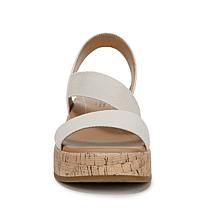 BZees® LifeStride Odette Cork Wedge Sandals