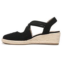BZees® LifeStride Patience Closed Toe Espadrille Wedge