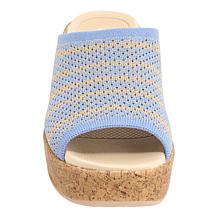 BZees® Very Ready Cork Wedge Platform Sandal w/Air Step™ Technology